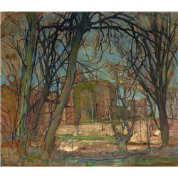 Весеннее солнце, руины замка, Бредероде