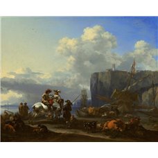 Картина на холсте по фото Модульные картины Печать портретов на холсте Итальянский порт