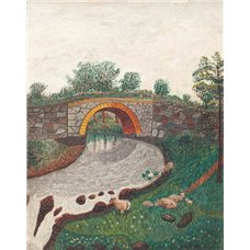 Картина на холсте по фото Модульные картины Печать портретов на холсте Каменный мост