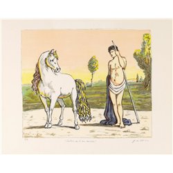 Кастор и его лошадь - Модульная картины, Репродукции, Декоративные панно, Декор стен