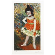 Картина на холсте по фото Модульные картины Печать портретов на холсте Карликовая танцовщица из Барселоны
