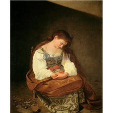 Картина на холсте по фото Модульные картины Печать портретов на холсте Кающаяся Мария Магдалина