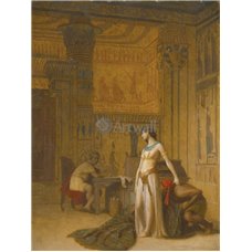 Картина на холсте по фото Модульные картины Печать портретов на холсте Клеопатра и Цезарь