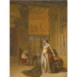 Клеопатра и Цезарь - Модульная картины, Репродукции, Декоративные панно, Декор стен