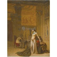 Портреты картины репродукции на заказ - Клеопатра и Цезарь