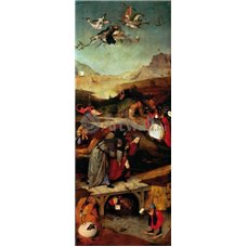 Картина на холсте по фото Модульные картины Печать портретов на холсте Искушение св. Антония, левая часть триптиха