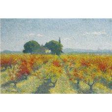 Картина на холсте по фото Модульные картины Печать портретов на холсте Кайо, виноградники осенью