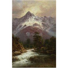 Картина на холсте по фото Модульные картины Печать портретов на холсте Кавказские горы