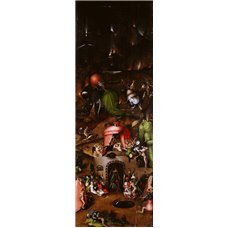 Картина на холсте по фото Модульные картины Печать портретов на холсте Копия  Кранаха Триптиха Страшный суд, правая панель
