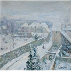 Город под снегом