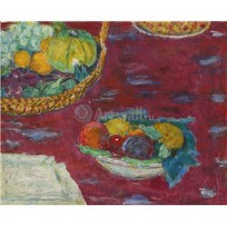 Корзина с фруктами - Модульная картины, Репродукции, Декоративные панно, Декор стен
