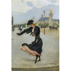 Дама на мосту Александра III