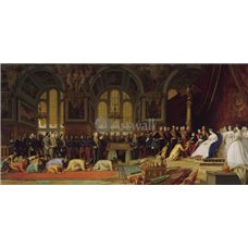 Картина на холсте по фото Модульные картины Печать портретов на холсте Коронация Наполеона