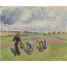 Картина на холсте по фото Модульные картины Печать портретов на холсте Крестьянки, собирающие травы, Егарни