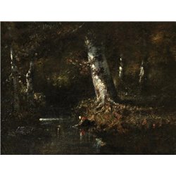 Купальщицы в лесу - Модульная картины, Репродукции, Декоративные панно, Декор стен