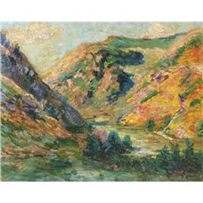 Картина на холсте по фото Модульные картины Печать портретов на холсте Ле Кароль, долина