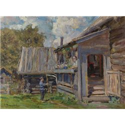 Деревенская сценка