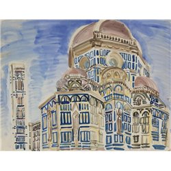 Купол во Флоренции - Модульная картины, Репродукции, Декоративные панно, Декор стен