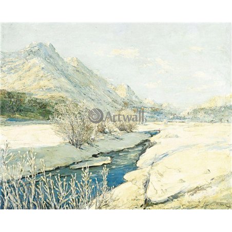 Долина в снегу