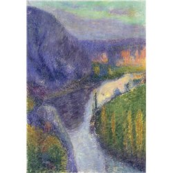 Долина Лота около Сен-Сюр-Лапопью