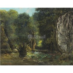 Лесной пруд - Модульная картины, Репродукции, Декоративные панно, Декор стен