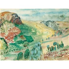 Картина на холсте по фото Модульные картины Печать портретов на холсте Летний пейзаж на юге Франции