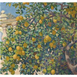 Лимонные деревья Ла Мортола - Модульная картины, Репродукции, Декоративные панно, Декор стен