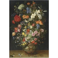 Картина на холсте по фото Модульные картины Печать портретов на холсте Лилии, тюльпаны, розы и другие цветы в вазе