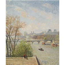 Картина на холсте по фото Модульные картины Печать портретов на холсте Лувр, утро, весна
