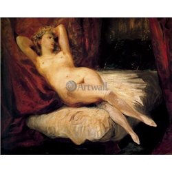 Женщина в белых чулках
