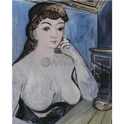Женщина и лампа