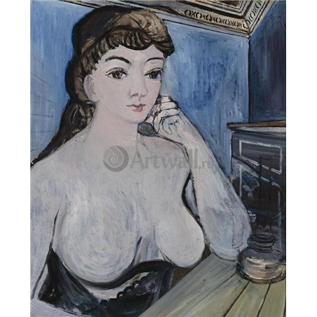 Женщина и лампа