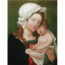 Картина на холсте по фото Модульные картины Печать портретов на холсте Мадонна с младенцем