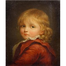 Картина на холсте по фото Модульные картины Печать портретов на холсте Мальчик в красной накидке