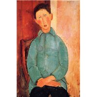 Портреты картины репродукции на заказ - Мальчик в голубом жакете