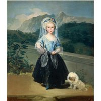 Портреты картины репродукции на заказ - Мария Тереза де Бурбон и Виллабрига, позже Кондеса де Чинчон