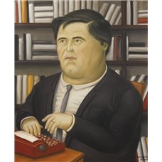 Картина на холсте по фото Модульные картины Печать портретов на холсте Марио Варгас Льоса