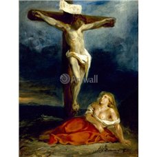 Картина на холсте по фото Модульные картины Печать портретов на холсте Мария Магдалина у креста