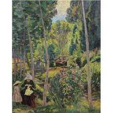 Картина на холсте по фото Модульные картины Печать портретов на холсте Мадам Гийомен и ее дочь Маделин