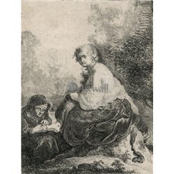 Женщина, посригающая ногти хозяйке