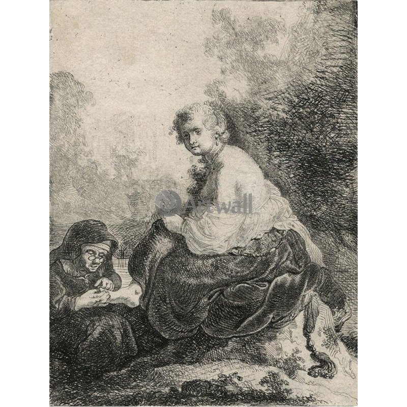 Женщина, посригающая ногти хозяйке