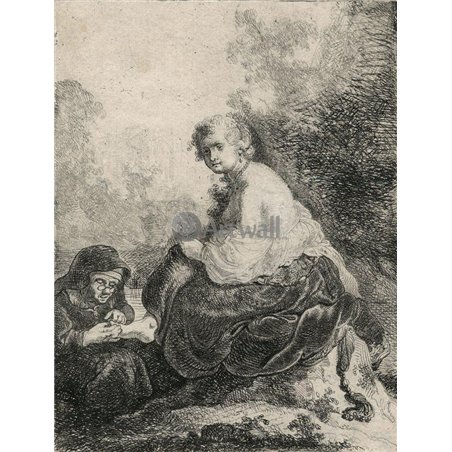 Женщина, посригающая ногти хозяйке