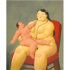 Картина на холсте по фото Модульные картины Печать портретов на холсте Мать и дитя