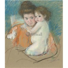 Картина на холсте по фото Модульные картины Печать портретов на холсте Мать и дитя