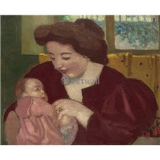 Картина на холсте по фото Модульные картины Печать портретов на холсте Материнство, Анн-Мари и Марта