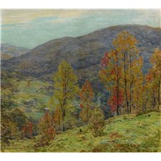 Картина на холсте по фото Модульные картины Печать портретов на холсте Меткалф Уиллард «Осенняя красота»