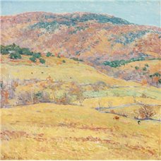Картина на холсте по фото Модульные картины Печать портретов на холсте Меткалф Уиллард «Горные пастбища, Вермонт»