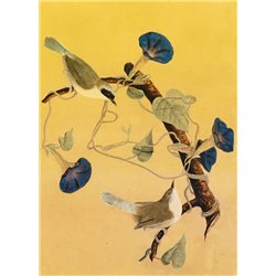 Мериленская желтогорловка - Модульная картины, Репродукции, Декоративные панно, Декор стен