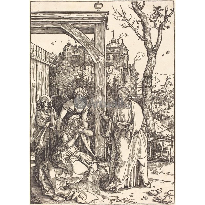 Иисус прощается с матерью