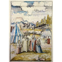 Иллюстрация из хроники Historia Frederici III et Maximiliani I
